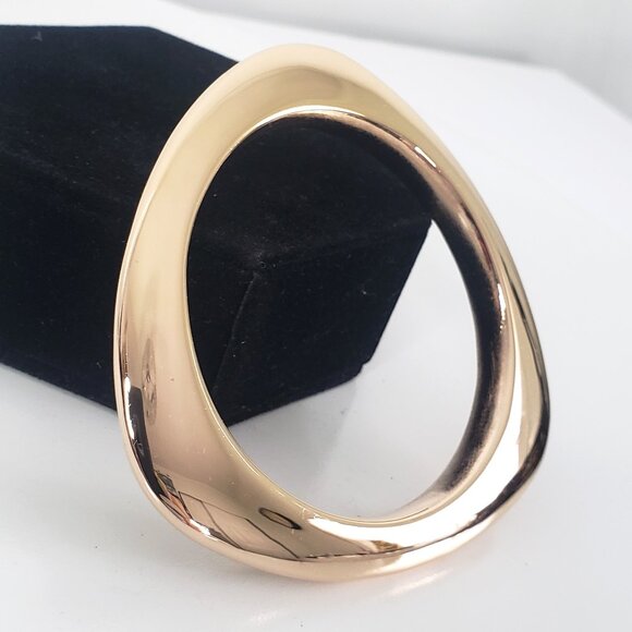 Milor Italy Bronze Triangle Bangle - Picture 1 of 13